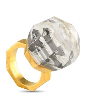 Baccarat 18K Crystal Ring Bc17-030725 - Metallic