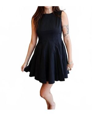 By Together Chic Sleeveless Mini Dress - Black