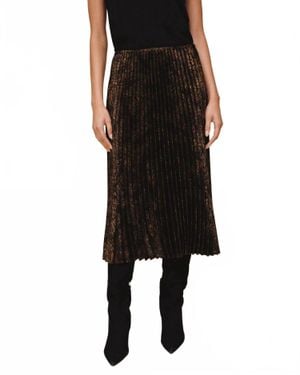 Bella Dahl Pleated Skirt - Black