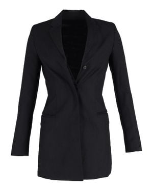 Acne Studios Center Twill Long Jacket - Black
