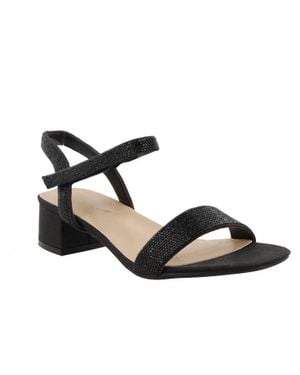 De Blossom Collection Beth Sandal - Black