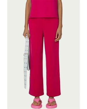 Amy Lynn Alice Straight-Leg Pants - Red