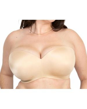 Curvy Couture Smooth Strapless-Way Bra - Black
