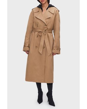 GOOD AMERICAN Chino Trench Coat - Natural