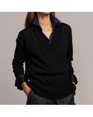 Hinson Wu Cameron Long Sleeve Sweater - Black
