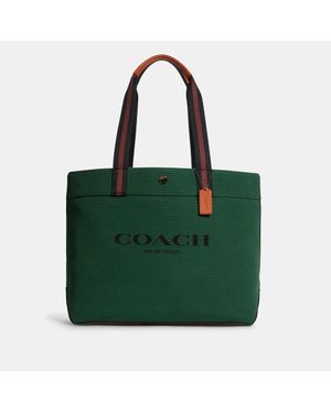 COACH Tote 38 In Colorblock - Green
