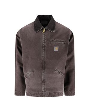 Carhartt Og Detroit Organic Cotton Jacket - Brown