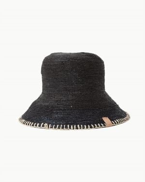 Rag & Bone Jade Whipstitch Rollable Hat - Black