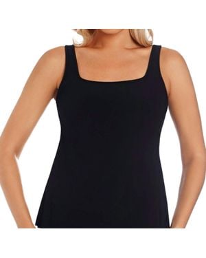 Magicsuit Reese Cowl Back Tankini Top - Black