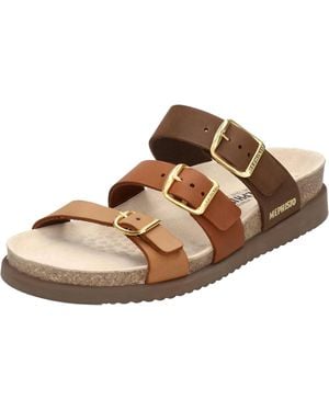 Mephisto Hyacinta Camel Scratch Sandal - Black
