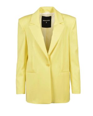 Patrizia Pepe Straight Jacket - Yellow