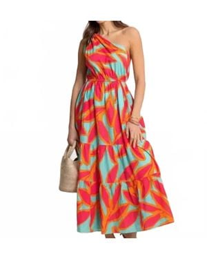 Southern Tide Analeah Garden Glory Printed Maxi Dress - Red