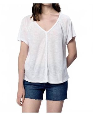 Another Love Raya Raglan Sleeve Tee - White