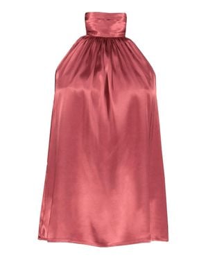 Bishop + Young Esme Tie Neck Halter Top - Pink