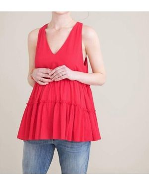 HATCH The Austra Tank Top - Red