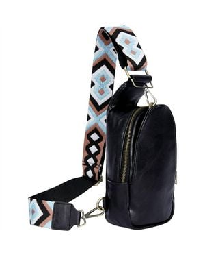 Prickly Pear Tx Camille Crossbody Sling Bag - Black
