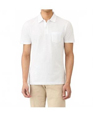 Sunspel Riviera Polo Shirt - White
