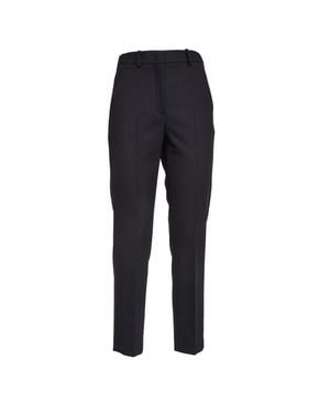 Incotex Straight-Leg Pants With Concealed Closure And Classic Fit - Blue