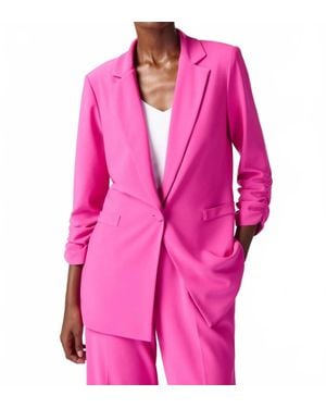 Joseph Ribkoff Open Front Casual Jacket - Pink