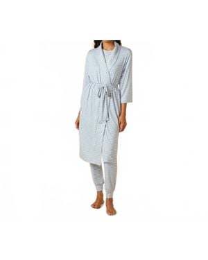 Softies Dream Shawl Collar Robe - Blue