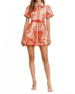 Anna Cate Poppy Dress - Red