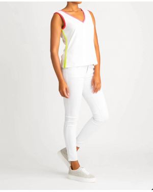 Berek Tips Of Color Tank Top - White