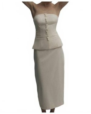 Marlies Grace Olivia Strapless Top - Gray