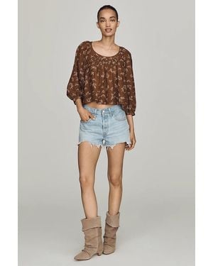 Silent D Heev Folded Ruched Boots - Brown