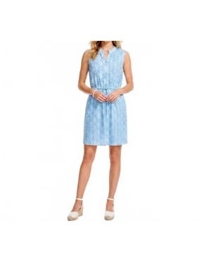 Stella Parker Coastal Sun Protection Dress - Blue