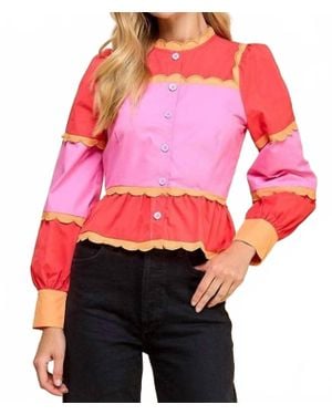 TCEC Strawberry Fields Top - Red