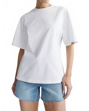 DL1961 Girlfriend Short Sleeve Tee - White
