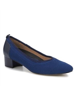 the walking cradle co. Hester Pump - Blue