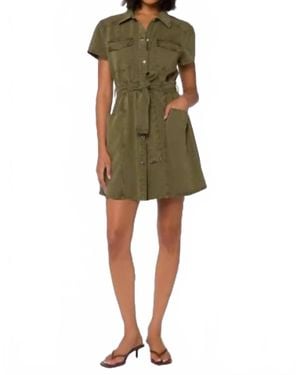 Velvet Heart Fonda Denim Dress - Green