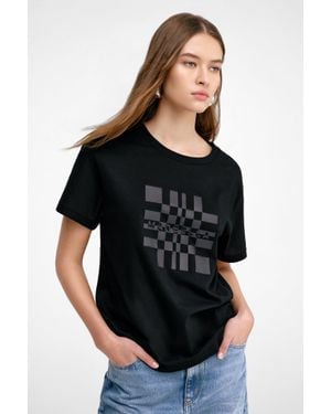 MARCELLA Graphic Tee - Black