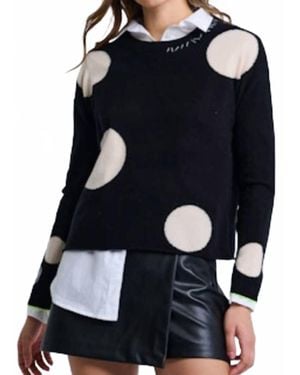 Lisa Todd Hot For Dots Sweater - Black