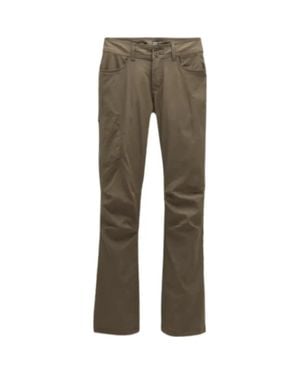 Prana Halle Pants Ii Slate Stretch Straight Leg Hiking Red1129 - Gray