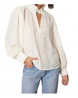 Bobi Peasant Blouse - White