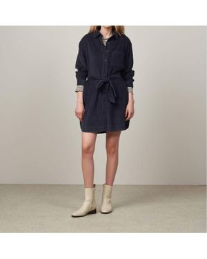 Hartford Revol Woven Mini Dress - Blue