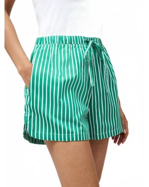 French Connection Alexis Cotton Drawstring Short - Green