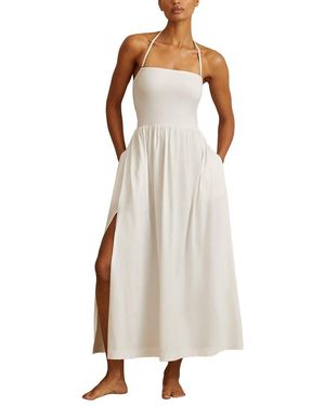 Reiss Yara Bandeau Midi Dress - Natural