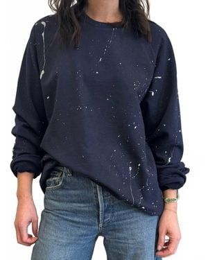 Unsweetened Splatter Sweatshirt - Blue