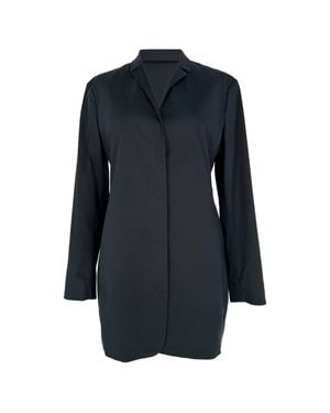Jil Sander Hidden-Buttoned Blazer - Blue