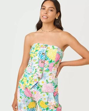 Lilly Pulitzer Danneel Strapless Top - Green