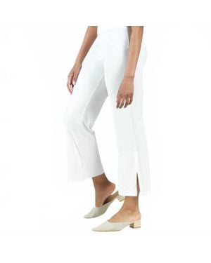 Clara Sunwoo Pull On Ankle Pant - White