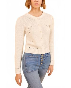 Ulla Johnson Delphina Long Sleeve Cardigan - Blue