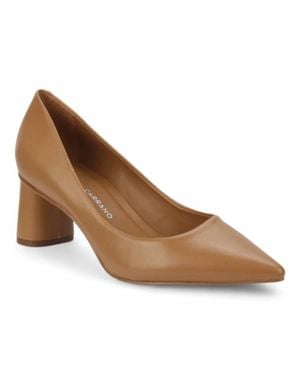Carrano Classic Block Pump Heel - Brown
