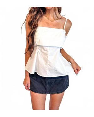 Day + Moon Easy Days Fit And Flare Top - White