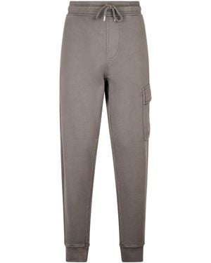 C.P. Company Relaxed Fit Sweatpants With Distinctive Lens Detail - Gray