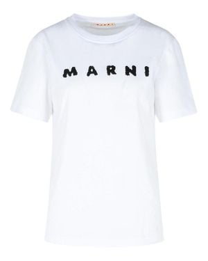 Marni Cotton T-Shirt - White