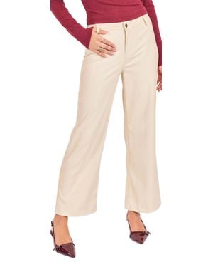 Sadie & Sage Faux Leather Pants - Multicolor